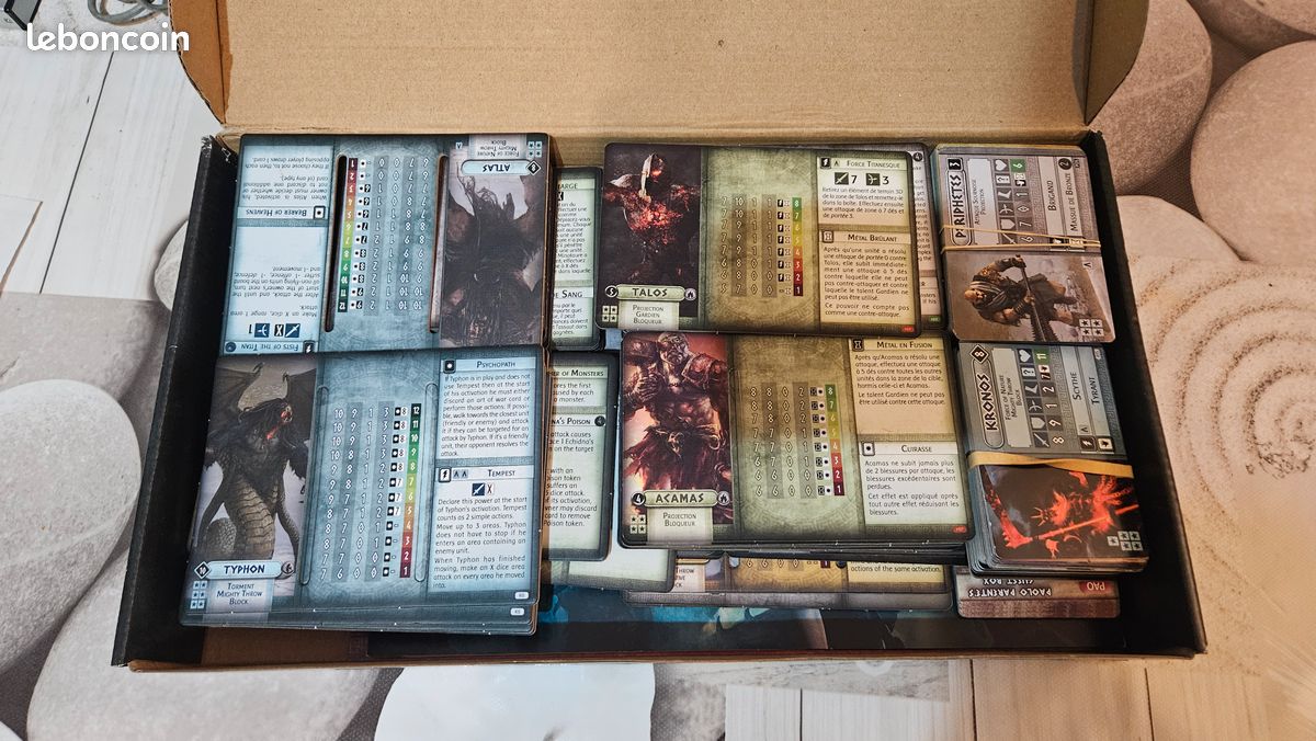 Lot De Cartes Françaises Mythic Battles Pantheon - Occasion, Jeu De Société