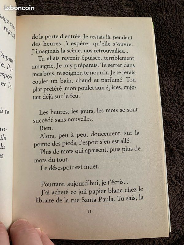 Livre pour ados « Lettres à une disparue » (image 3)
