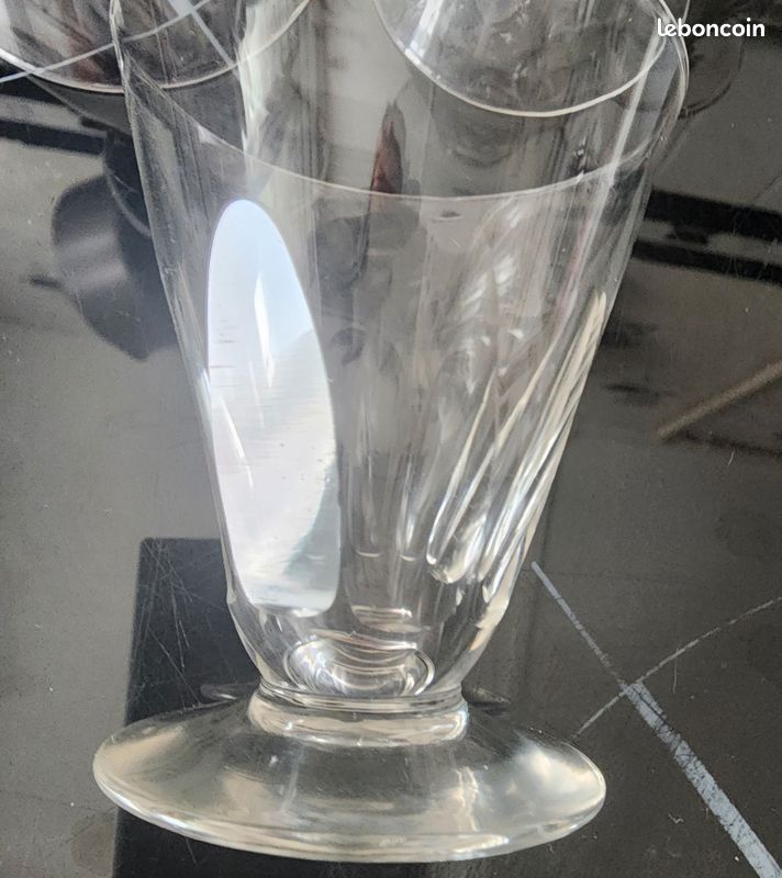 Lot de 5 verres anciens Cristal (image 3)