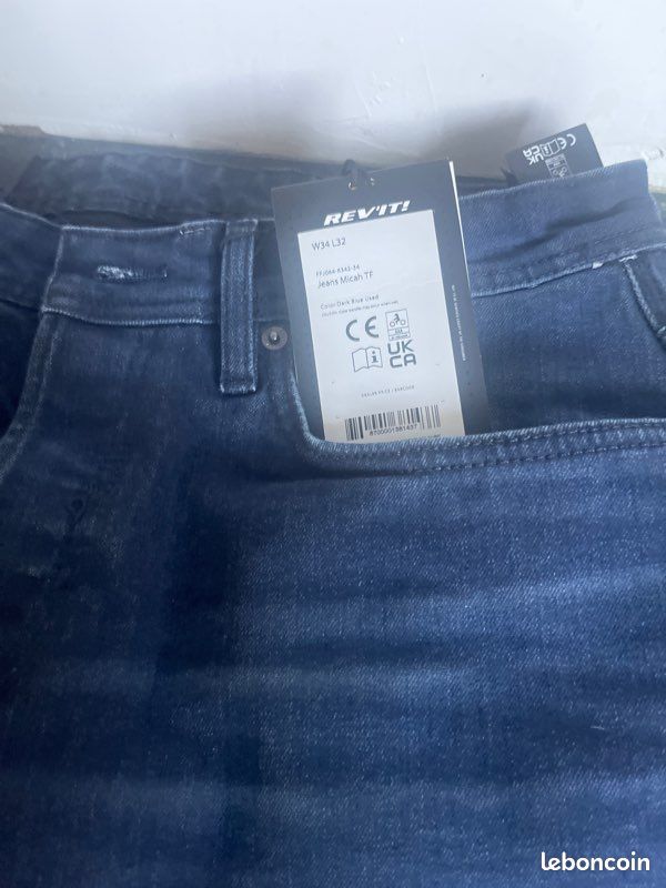 Jean moto rev’it neuf w34l32 (image 2)