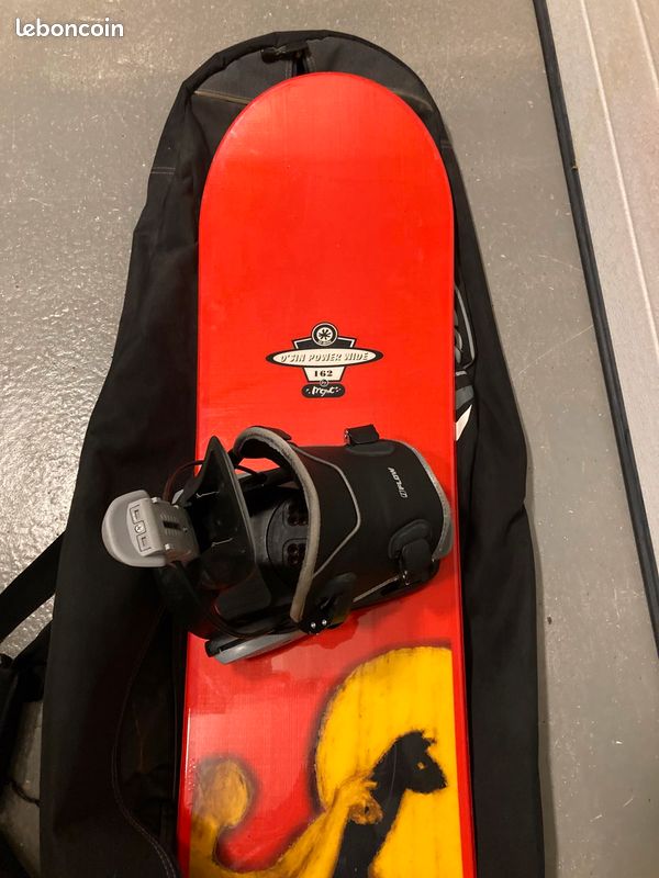 Snowbard o’sin power ride 162 et fixations flow (image 4)