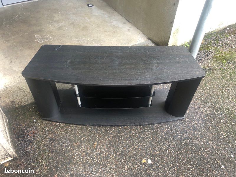 Meuble noir pour tele (image 2)