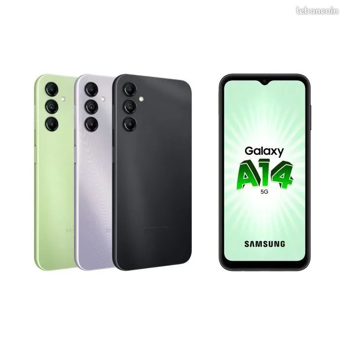 SAMSUNG Galaxy A14 5G Argent 128 Go Téléphone débloqué, opérateur Android (image 3)