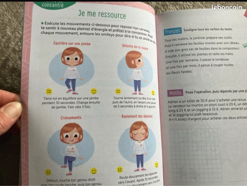 Livre, Je travaille sereinement CE2, 8-9 ans.exercices maths et français. Magnard (image 5)