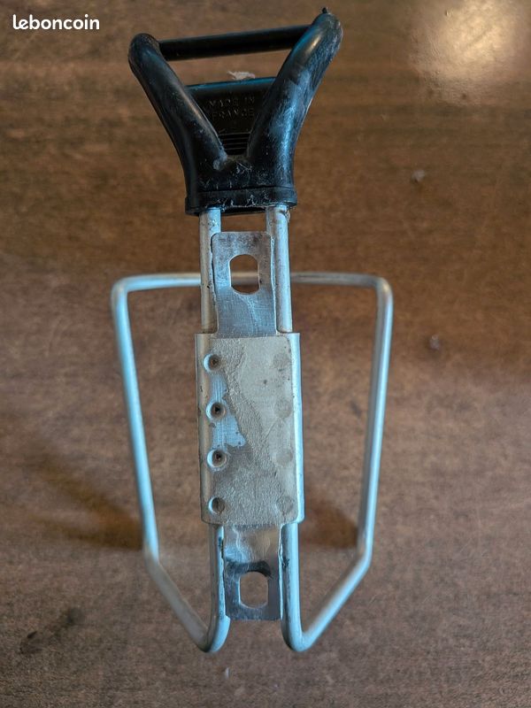 Porte-bidon Vélo Vintage – Acier Chromé – Fabrication Française