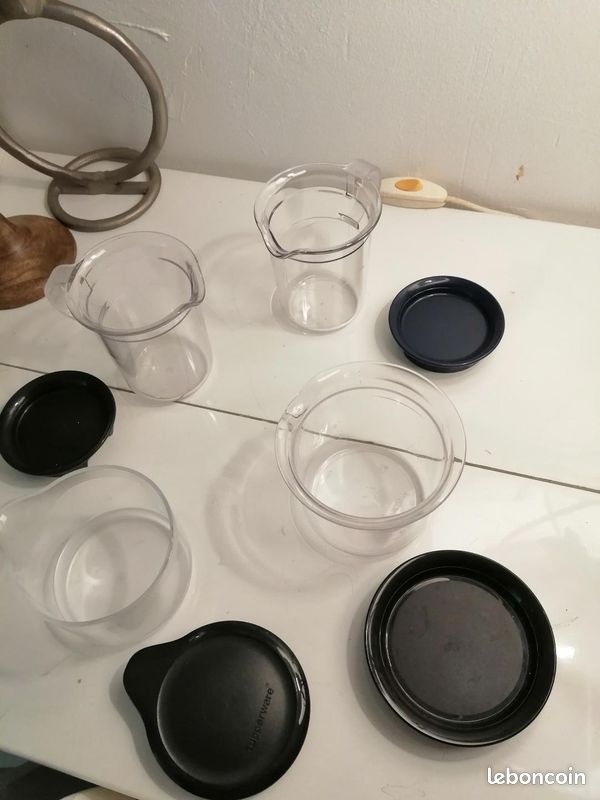 Ensemble de 4 petits pots tupperware neufs (image 2)