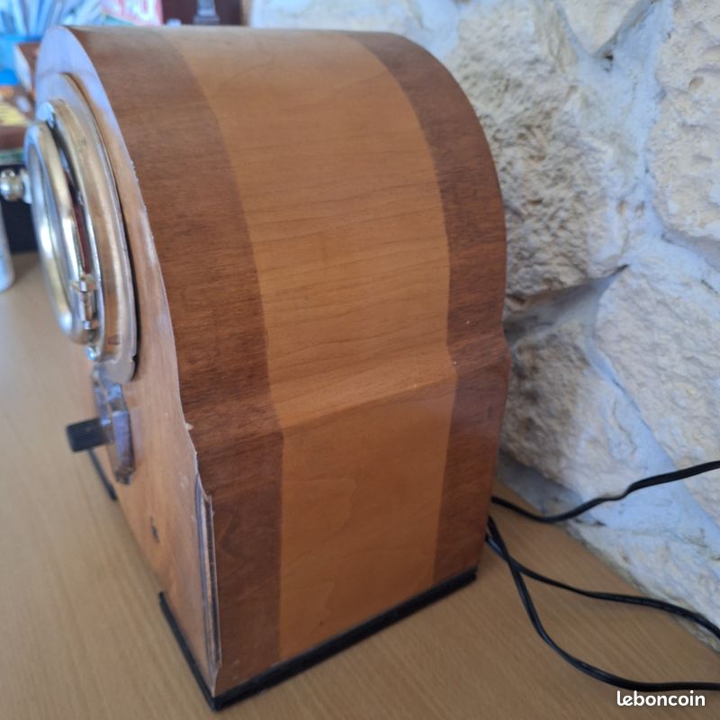 Radio vintage fibre optique lumière hublot objet decoratif (image 3)
