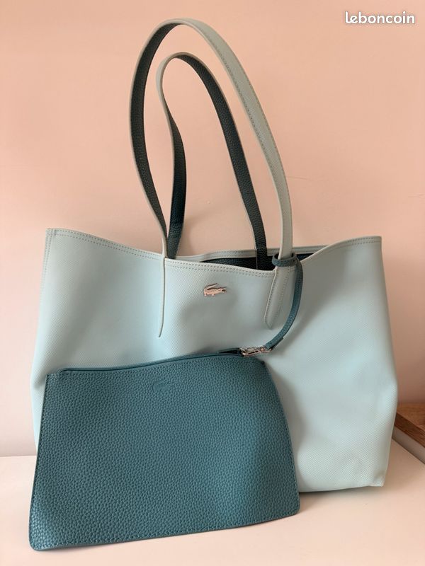 Sac cabas Lacoste Anna réversible avec pochette Accessoires