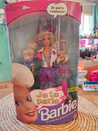 1/6 12 30cm BARBIE JE TE PARLE EDITION FRANCAISE 1991 NEUF