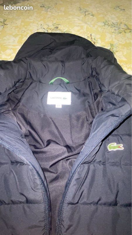 Doudoune Lacoste bleu foncé Vêtements