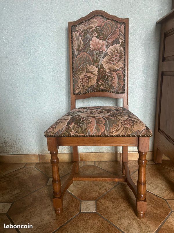 6 chaises en chêne (image 1)