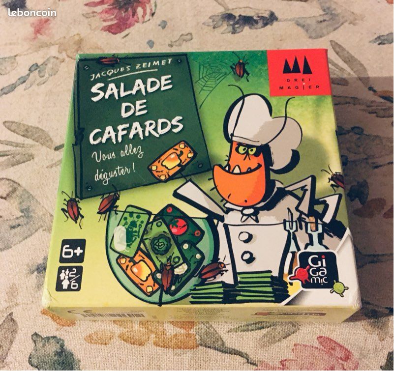 Gioco Di Carte Gigamic Salade De Cafards - Gioco Di Rapidità E Memoria Per Famiglie