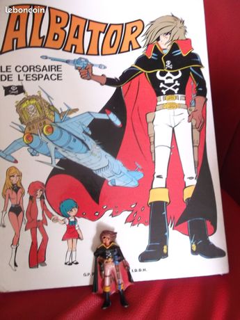 Figurine Albator (Captain Harlock) - Ceppi Ratti - Flexible Et Collector - Neuve