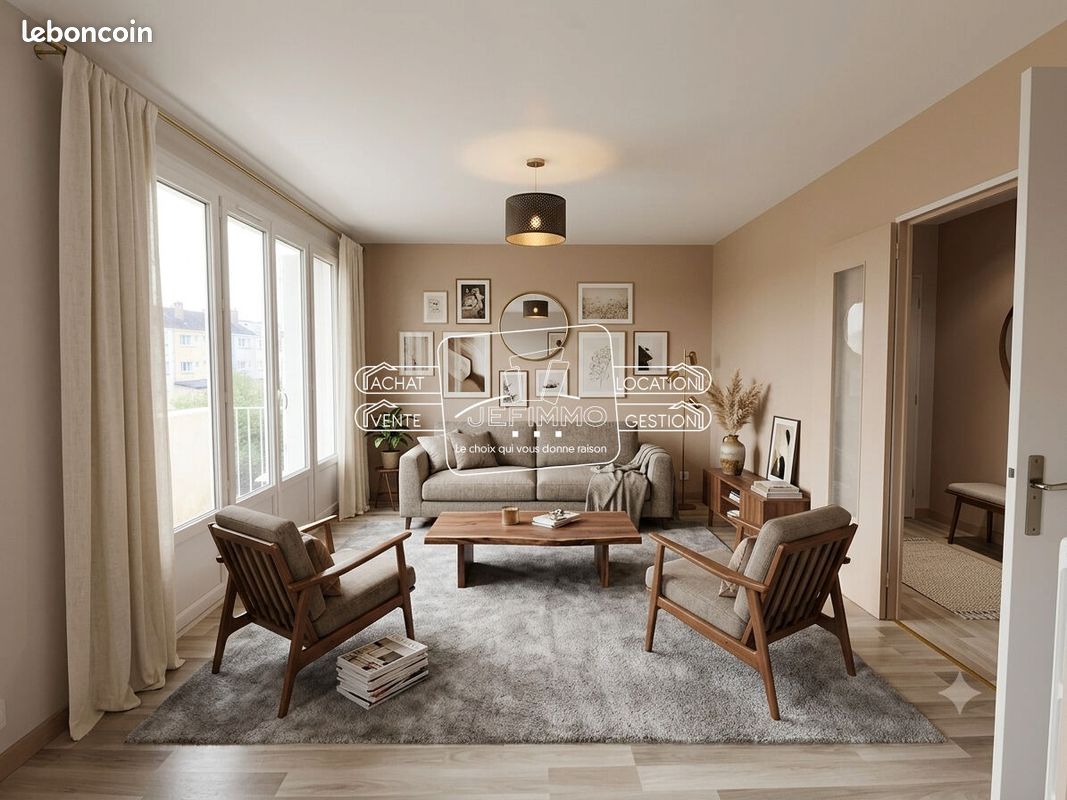 Appartement 2 pièces 47 m² · à Saint-Herblain · 47 m² · 115 320 €