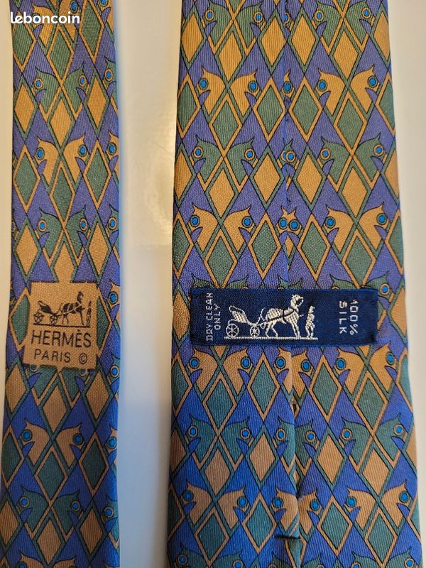 Cravate Hermes 100% soie (image 2)