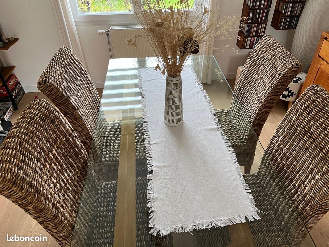 Lot de 4 chaises jonc de mer (image 2)
