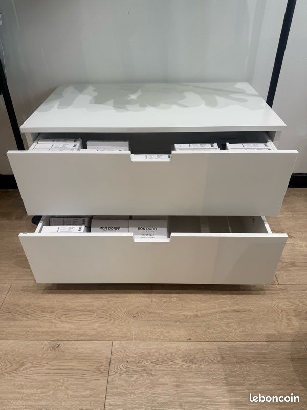 Commode NORDLI (IKEA) 2 tiroirs (image 2)