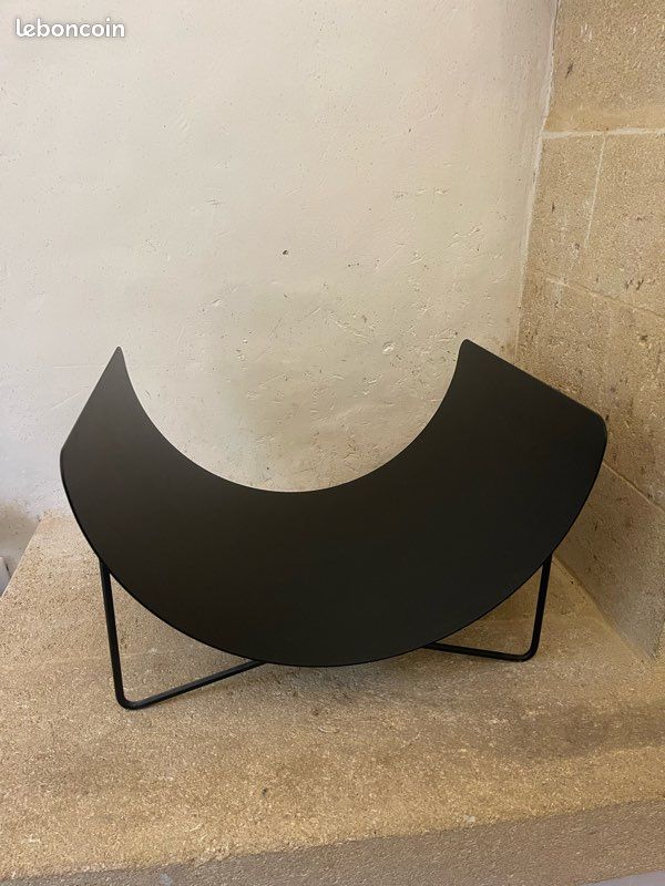 Range-bûche acier noir Fileo (image 1)