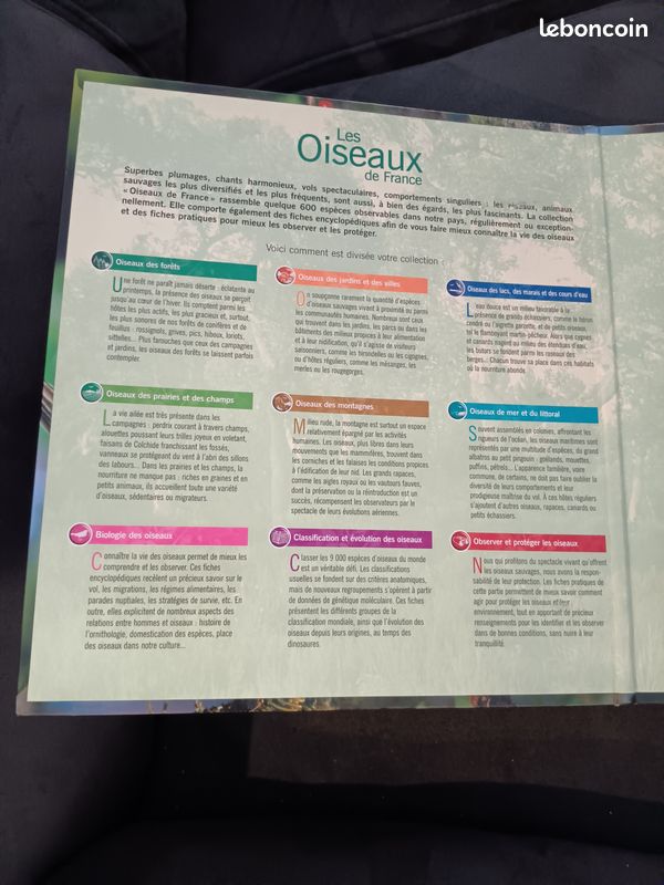Classeur de collection les Oiseaux de France (image 2)