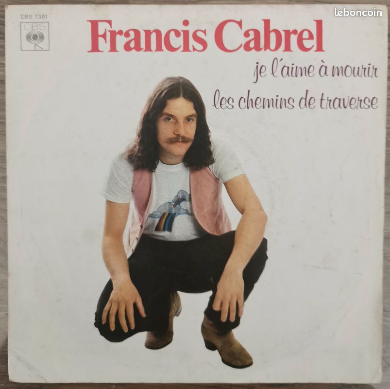45T Cabrel Je l'aime à mourir (image 1)