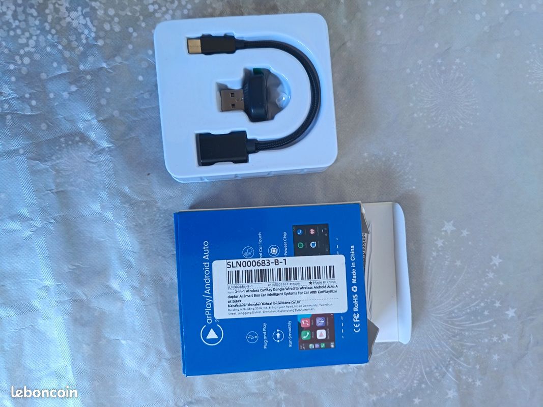 Adaptateur 2-en-1 CarPlay sans fil & Android Auto – USB (image 3)