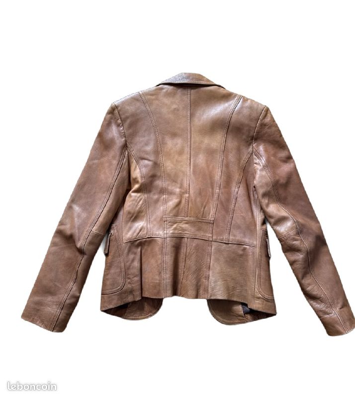 Veste en cuir femme (image 2)