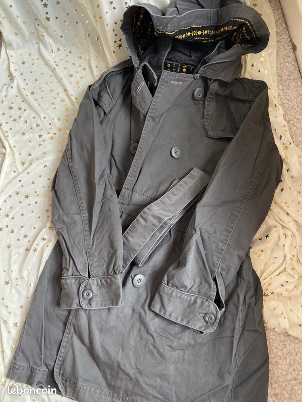 Manteau fin long fille 12 ans gemo (image 1)