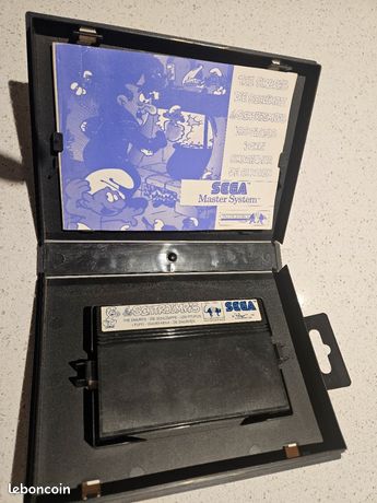 Jeu Sega Master System 'Les Schtroumpfs' - Complet PAL - Excellent état - Rétro-gaming