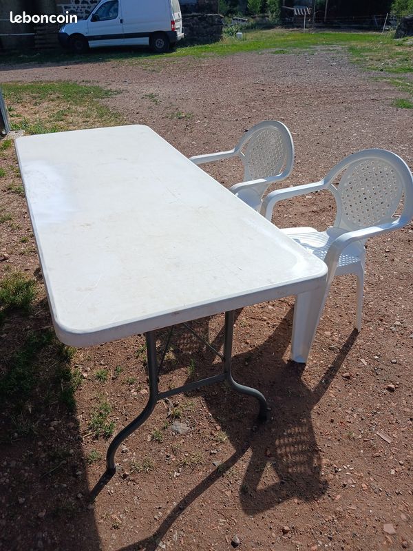 Table et chaises jardin (image 1)
