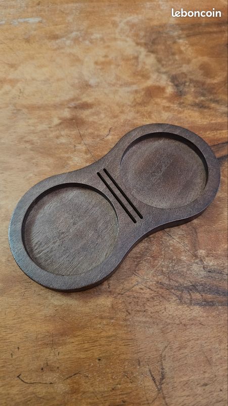Station support d'accessoires de café en bois (image 3)