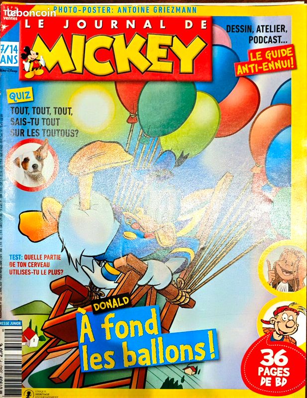Le Journal De Mickey N°1 à 760 (format Numérique PDF) - Occasion