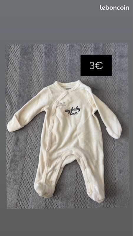 Vêtements bébé 1 mois (image 2)