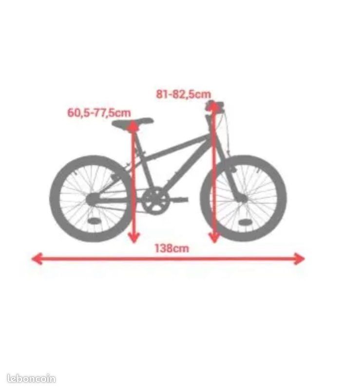 Vélo VTT Enfant ROCKRIDER ST 120 20″ 6-9 ans (image 2)