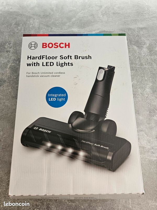 Buse Souple Sols Durs Avec LED Bosch Pour Unlimited Series 6 Et 8 - Nettoyage Parquet Et Carrelage