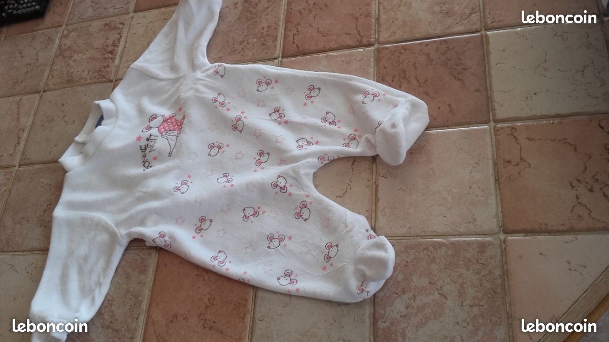 Pyjamas velours 1 mois (image 3)