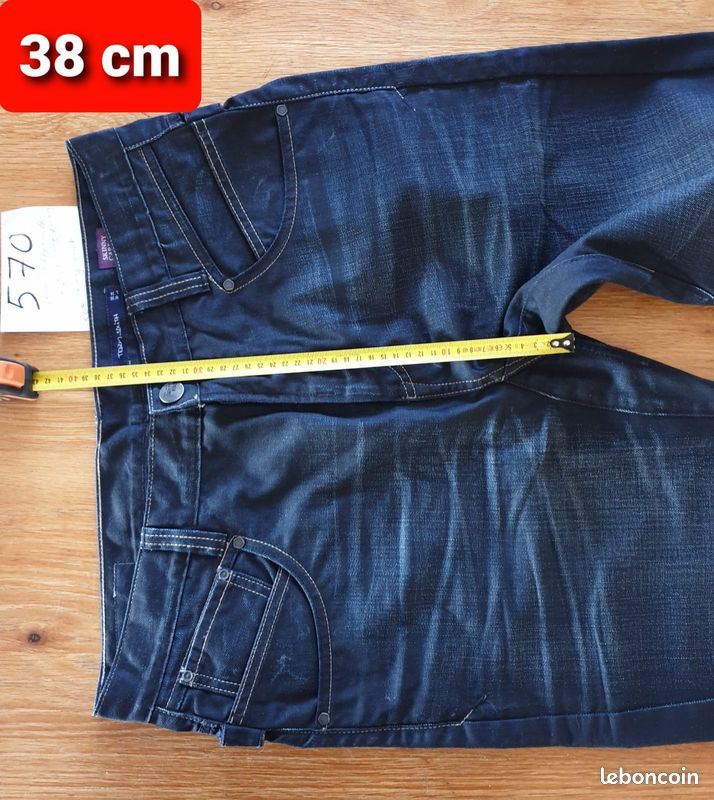 (570) Jean Teddy Smith Skinny Carrot Parfait état W36 L34 (image 4)
