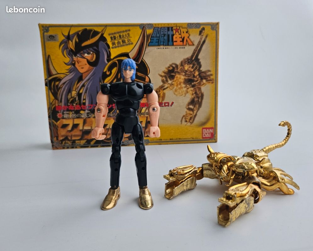 Saint Seiya Vintage Bandai Japon 1987 Scorpion Milo Like New Uncut