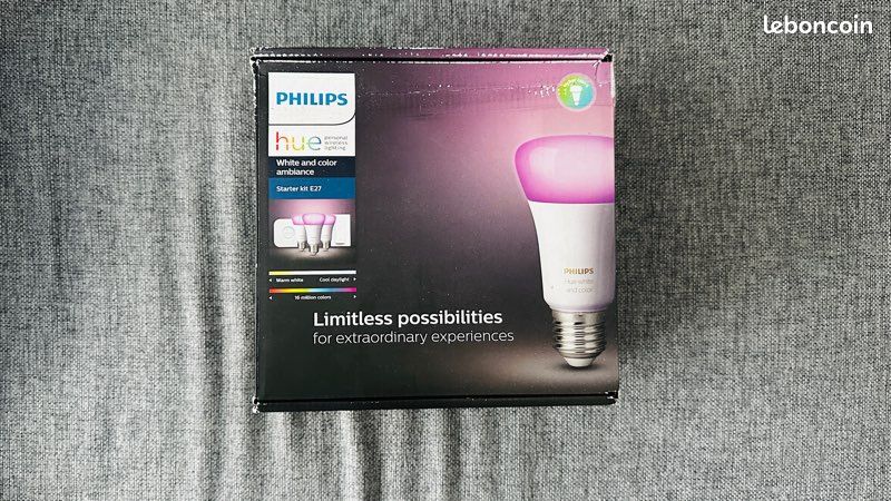 Pack 3 ampoules connectées Philips hue (image 1)