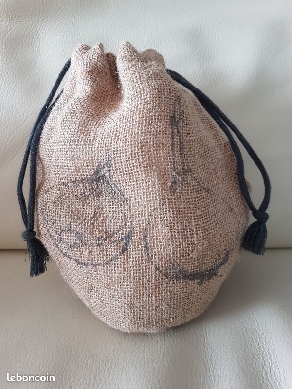 Sac de rangement ail oignons en toile de jute NEUF Arts de la table
