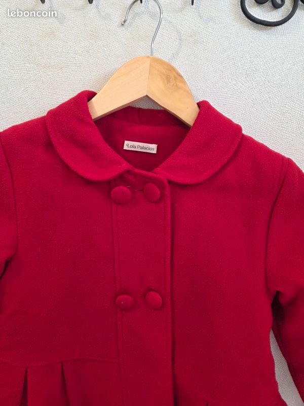 Manteau rouge Lola Palacios 8 ans (image 5)