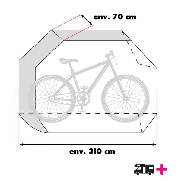 Housse porte-vélos 4 - Équipement caravaning