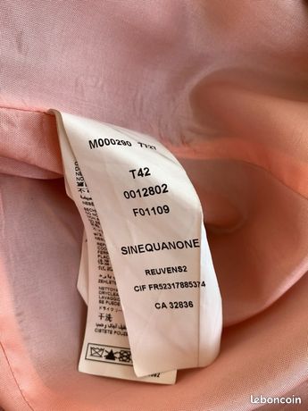 Robe Sinequanone Taille 38 - Imprimé Oriental Vintage - Pour Soirée Ou Tunique - Occasion Très Bon État