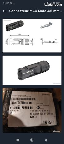 Stäubli Lot De 5 Paires Connecteurs MC4 Mâle + Femelle 4-6 Mm² - Panneaux Solaires Photovoltaïques
