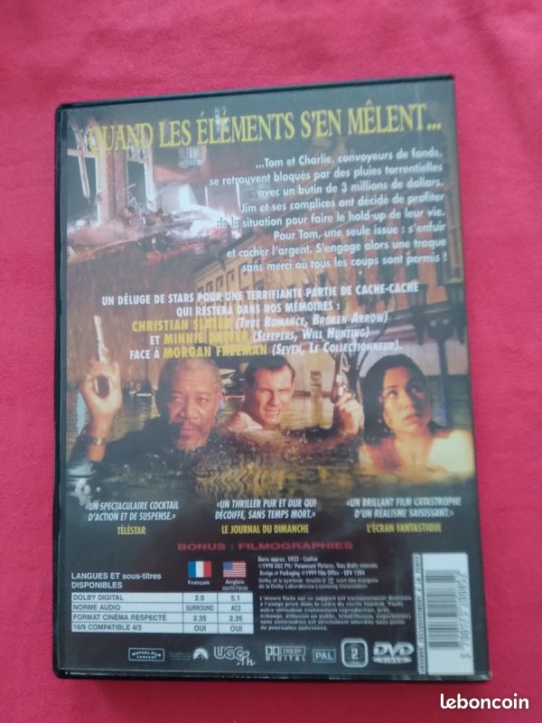 DVD Pluie d'enfer avec Morgan Freeman (image 3)