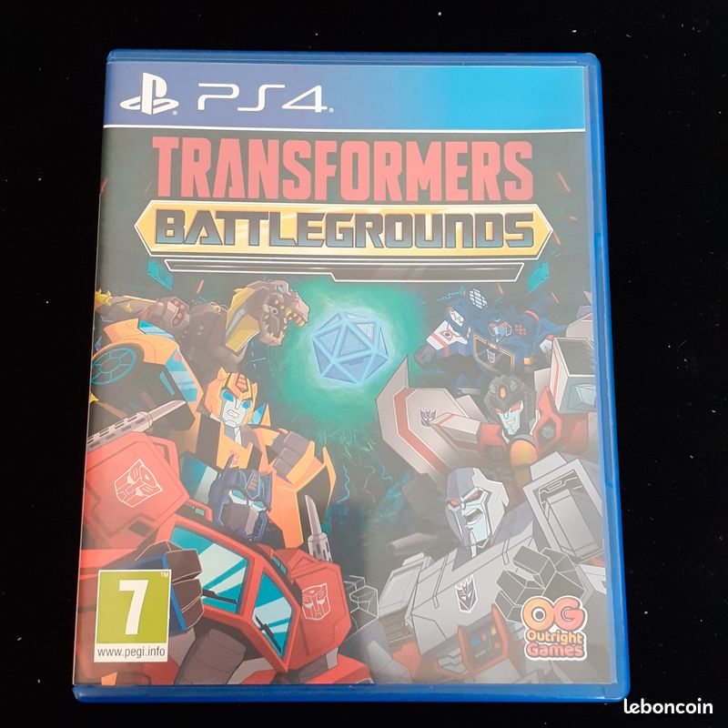 Jeu PS4 - Transformers battlegrounds (image 1)