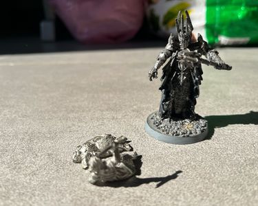 État-major Orques Sauvages Warhammer – Vieux Métal OOP – Figurines Collection – Occasion