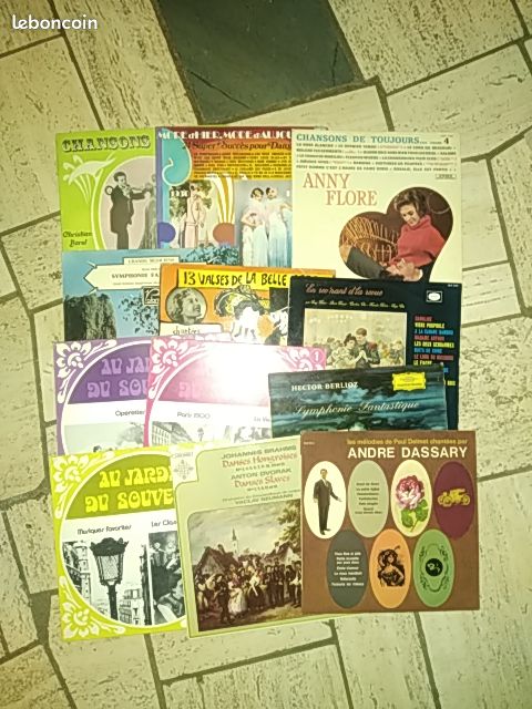Lot 12 Disques 33 tours (image 1)