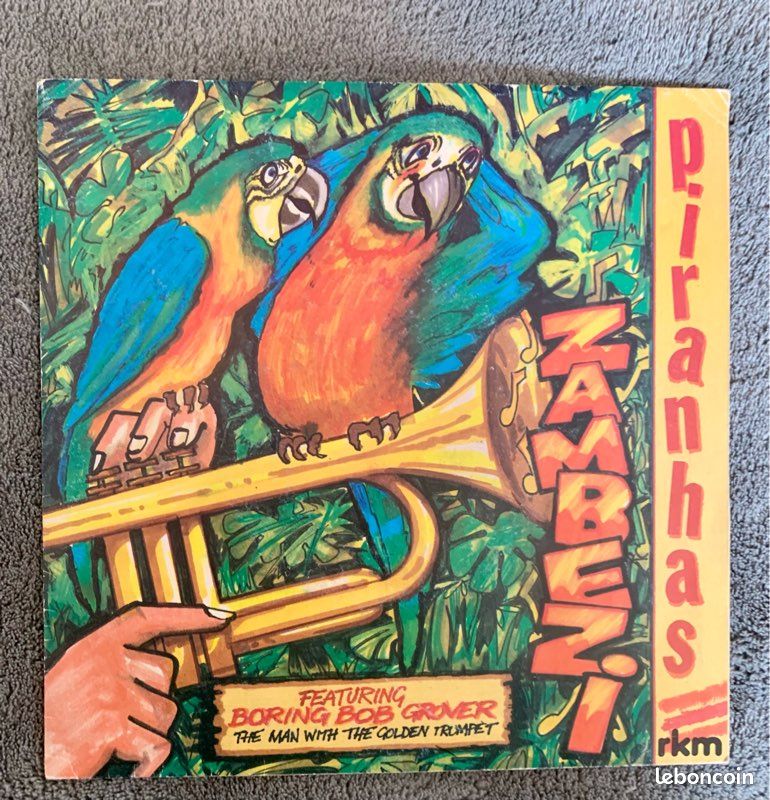 Disque vinyle 45t piranhas – zambeni (image 1)