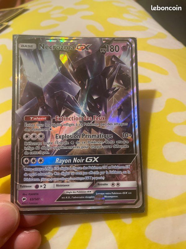 Carte Pokémon necrozmaGX 63/147 (image 1)