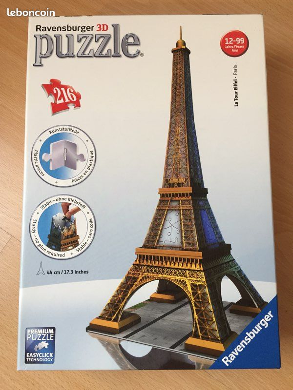 Puzzle 3D LA TOUR EIFFEL (image 1)